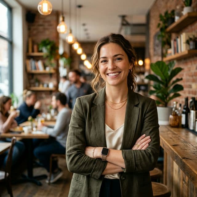 Başarılı restoran sahibi